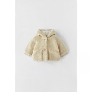 ZARA Cozy Cream Baby Sherpa Jacket